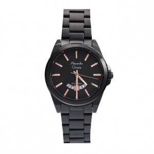 Alexandre Christie AC 8676 Full Black Rosegold Lady LDBIPBARG